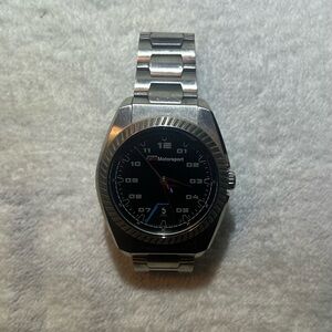 BMW M Power Motorsport Carbon Fiber GTR GTS Racing Sport Car Accessory Watch